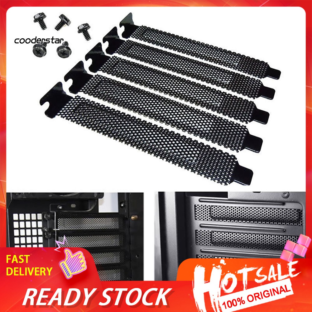 Set 5 Tấm Lọc Bụi Bằng Kim Loại Cho Bộ Tản Nhiệt Máy Tính