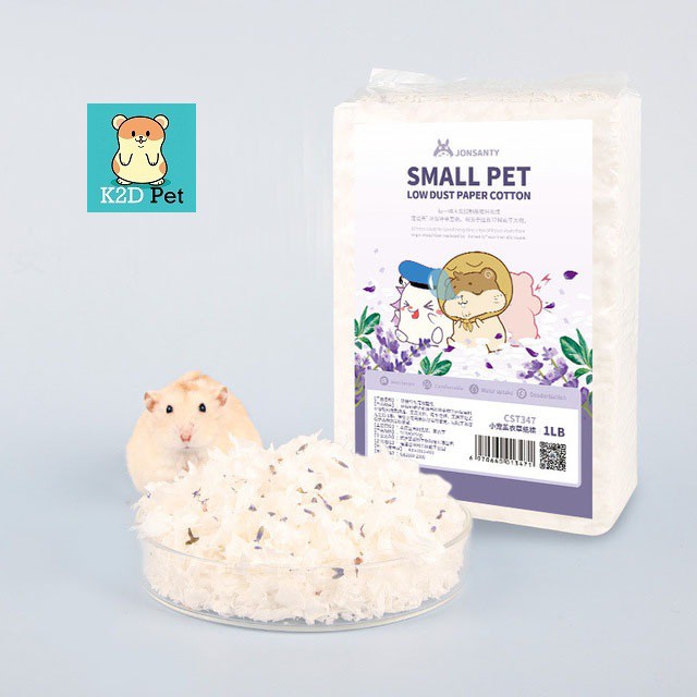 Giấy lót chuồng Hamster Small Pet Cotton Jonsanty 1LB