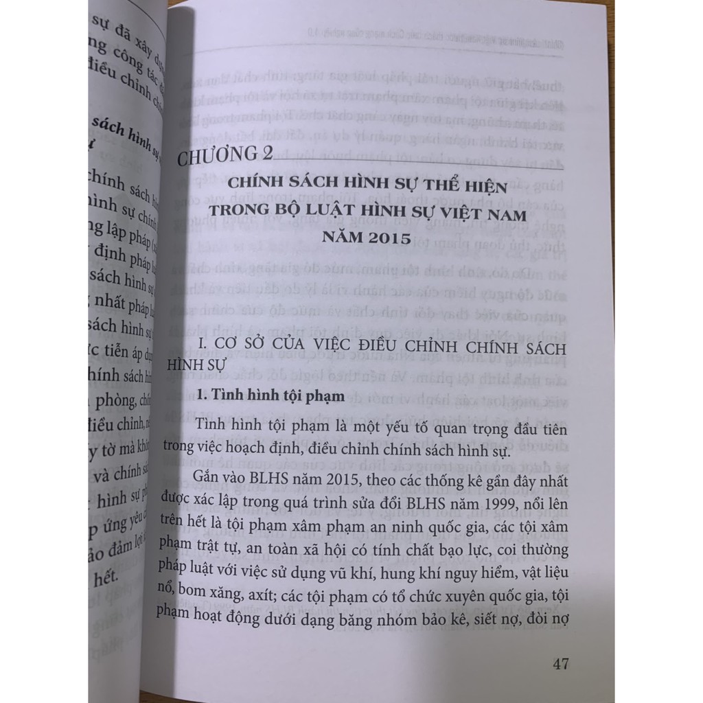 Sách - Chính sách hình sự Việt Nam trước thách thức Cách mạng công nghiệp 4.0