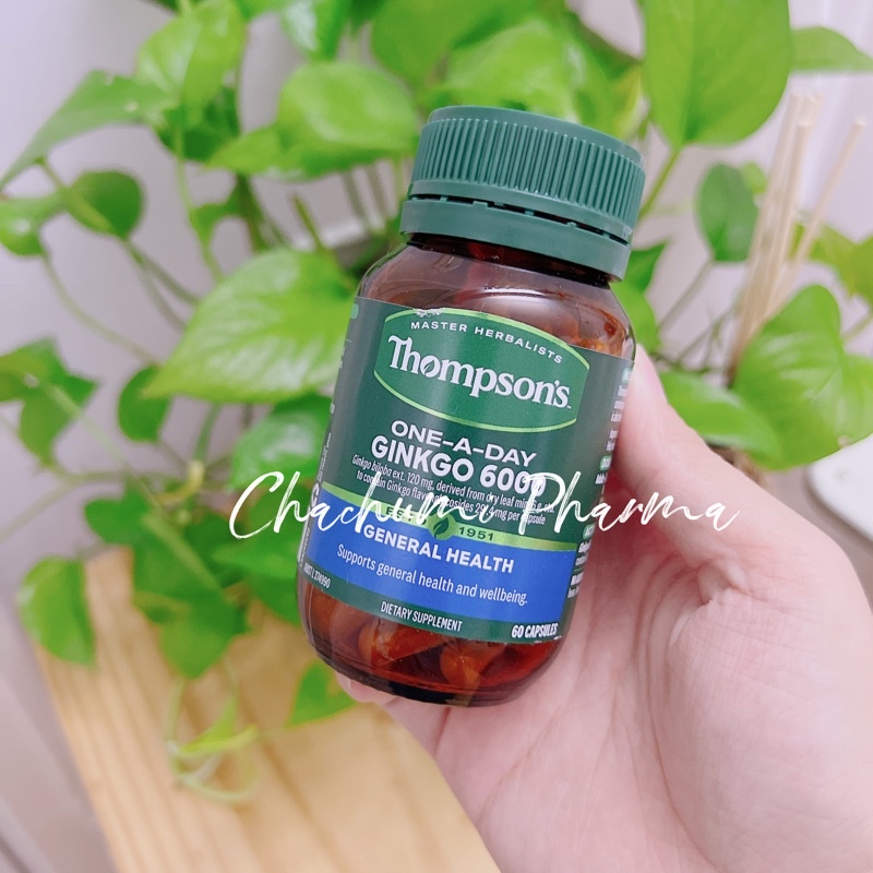 Viên Tuần Hoàn Máu Não Thompson's One A Day Ginkgo 6000mg