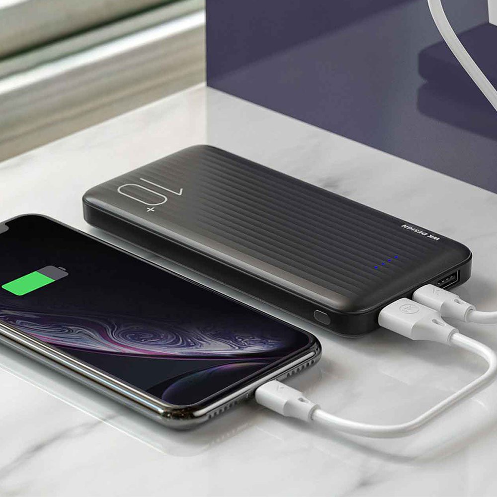 Sạc dự phòng ⚡CHÍNH HÃNG⚡ pin sạc dự phòng WP- 129 JOY 10000mAh với 2 cổng sạc tiện lợi giúp nạp đầy năng lượng