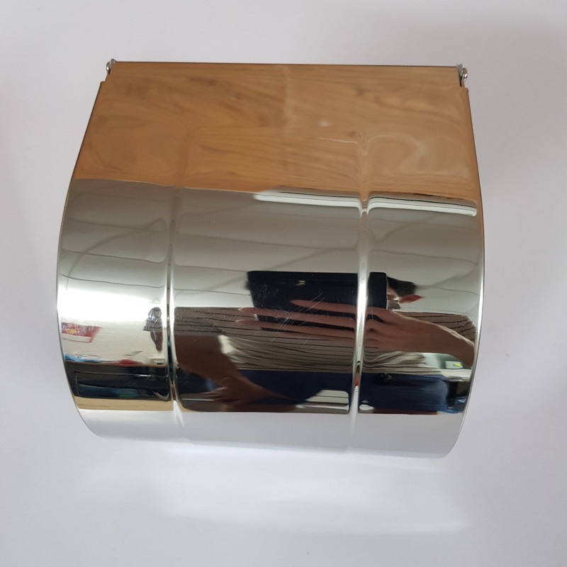 Hộp đựng giấy vệ sinh kín inox 304 cao cấp nhà tăm, lô giấy vệ sinh inox 304 nhà tắm, LGK04