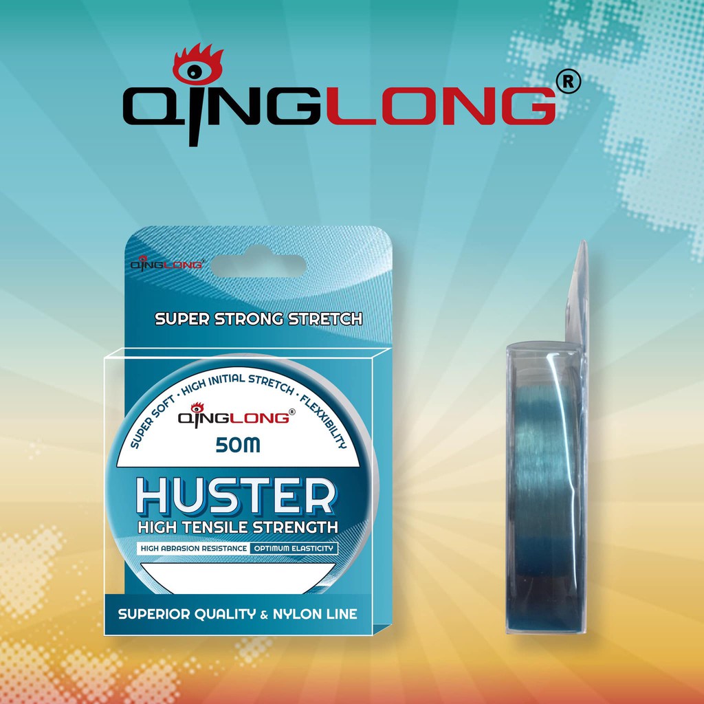 Cước câu cá, dây câu cá, dây linh, dây thẻo Huster Qinglong 50m