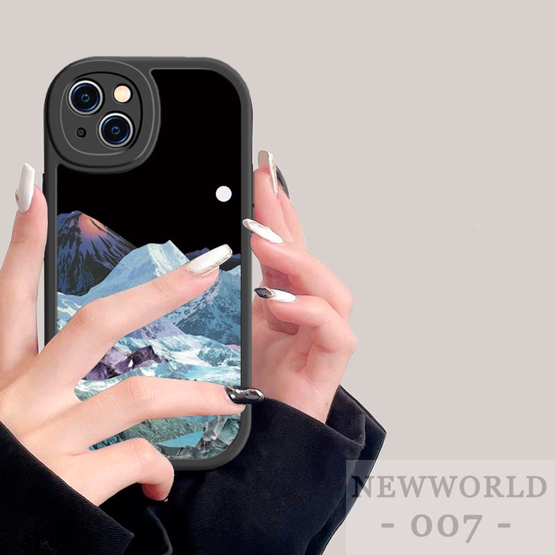 Ốp Điện Thoại Dẻo Hình Ngọn Núi Cho Xiaomi Redmi 9A 9C 9T 10 10C Note 8 Pro 9 10 11 Pro Note 9S 10 10s 11 11s POCO X3 NFC M3