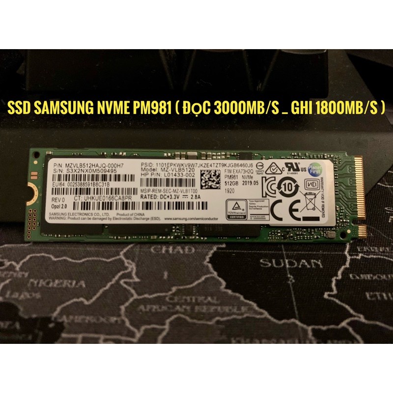SSD Samsung PM981 NVME 2280 OEM _ Speed 3000MB/s