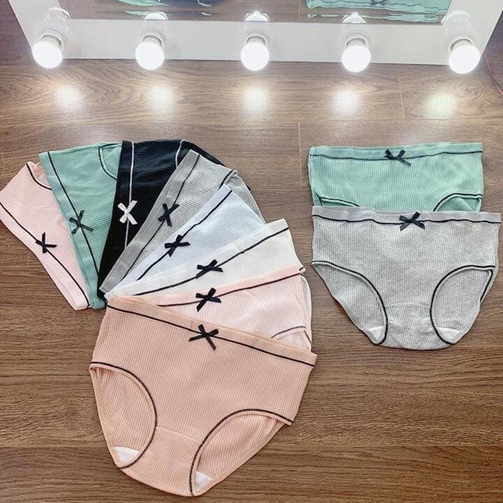 Quần lót tăm nơ, quần xì nữ dễ thương kiểu Nhật thoáng khí mặc trong váy QL 04 | BigBuy360 - bigbuy360.vn