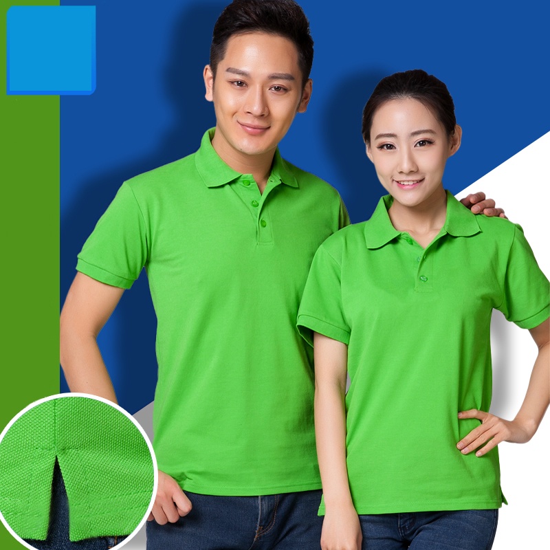 Áo Thun Có Cổ Polo Cá Sấu 4 Chiều Cổ Bẻ Màu Xanh Két - Xanh Lá Phom Xuông Dùng Cho Nam Và Nữ