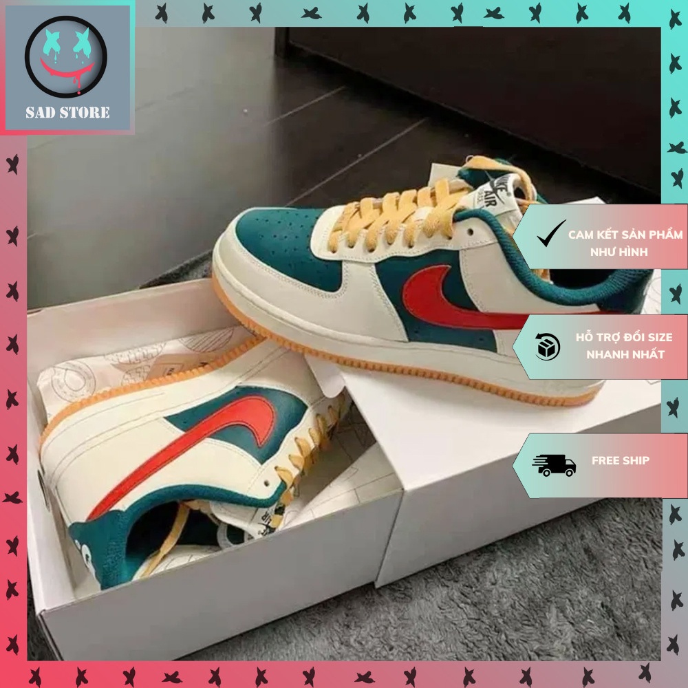 Giày_Nike AF1 Nam Nữ, Giày_Nike Air Force 1 Gucci Hàng Cao Cấp Full Box + Bill