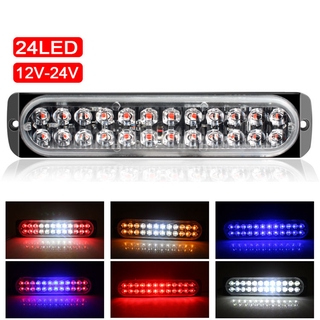 TZ 72w 24 LED xe máy siêu mỏng ánh sáng nhấp nháy bên xe tải cảnh báo khẩn cấp đèn nhấp nháy đèn xe kéo rơ moóc