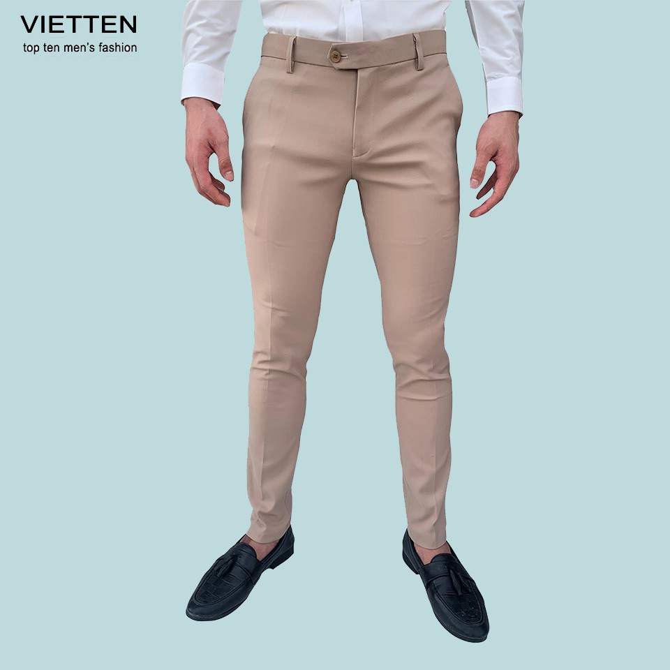 Quần tây nam thời trang cao cấp Màu ghi sáng không nhăn không xù bao chất- FORM VỪA QA-TRUNG1 | BigBuy360 - bigbuy360.vn