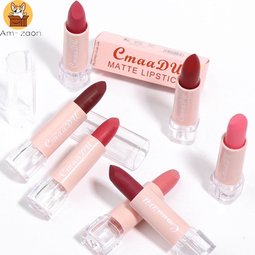 Son Môi Am-Z 15 Màu Tùy Chọn Giúp Dưỡng Ẩm Và Chống Thấm Nước Cao Cấp