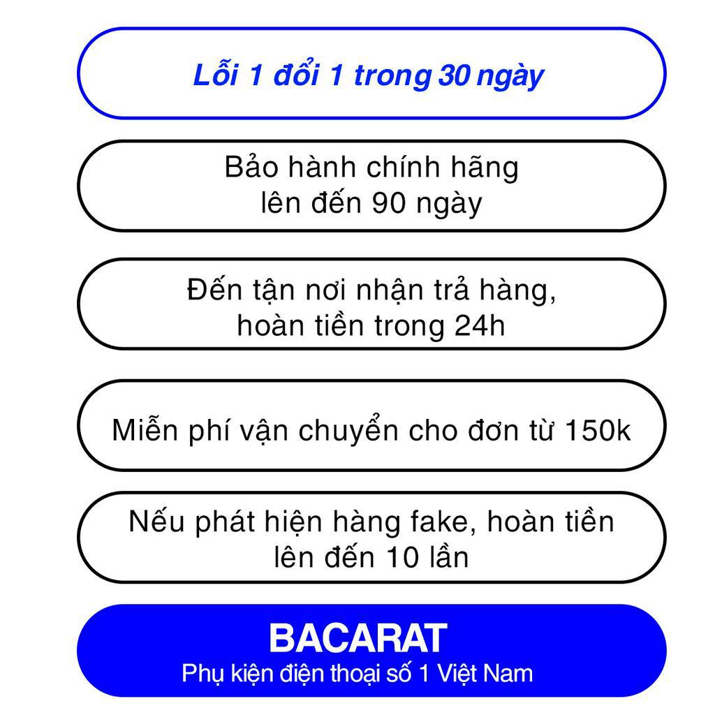 Tai nghe nhét tai Oppo Jack 3.5mm có dây có micro dài 1,2m màu trắng BACARAT bảo hành 30 ngày