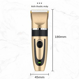 Tông Đơ Cắt Tóc - Đầu Sạc USB - Tặng Kèm 9 Phụ Kiện hair clipper a8