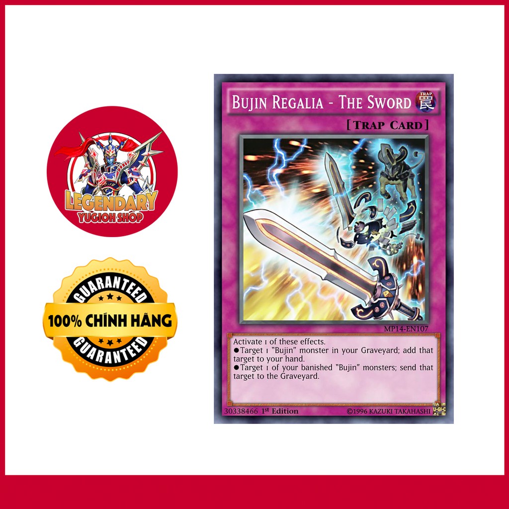 [Thẻ Bài Yugioh Chính Hãng] Bujin Regalia - The Sword