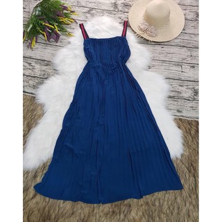 ĐẦM MAXI DẬP LY 2 DÂY D0567195