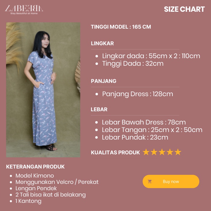 Đầm Ngủ Kimono Dáng Dài Thời Trang Hàn Quốc Cho Nữ | BigBuy360 - bigbuy360.vn