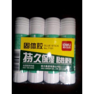 Hồ Khô DELI Dán Giấy Thủ Công (Vỉ 12 Lọ)