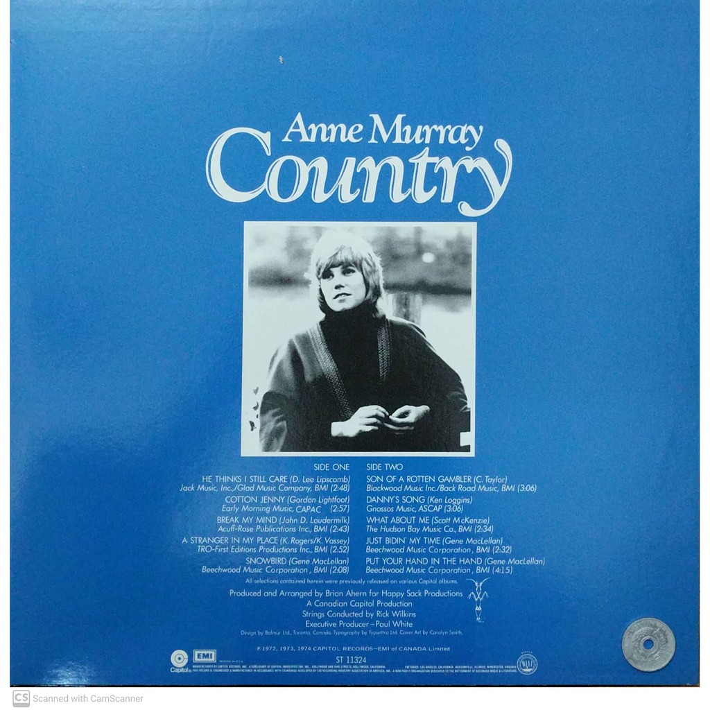 Stereomate - LP Vinyl: Anne Murray - Country