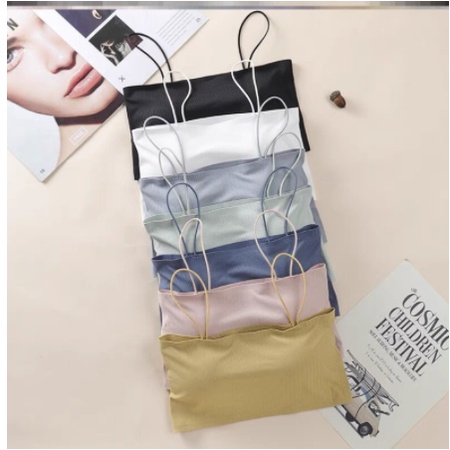 Áo lót bra quây ngực 2 dây su cao cấp đẹp giá rẻ Free Size từ 40 đến 55kg 709