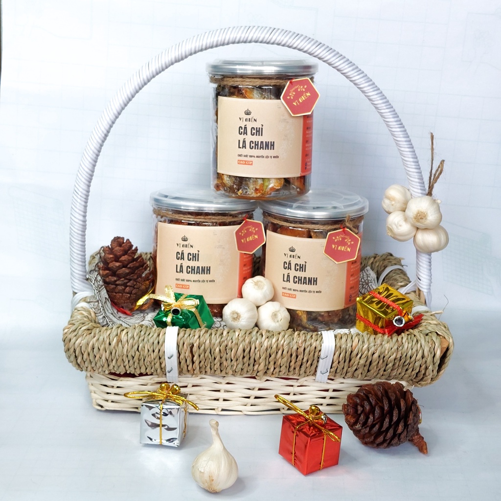 Cá Chỉ Vàng Khô Sốt Lá Chanh Vị Biển, Đồ Ăn Vặt Hủ Pet 200gr Ăn Liền | BigBuy360 - bigbuy360.vn