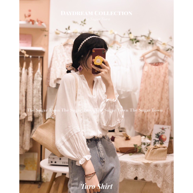 Turo Shirt áo sơ mi tay bồng SugarTown | BigBuy360 - bigbuy360.vn