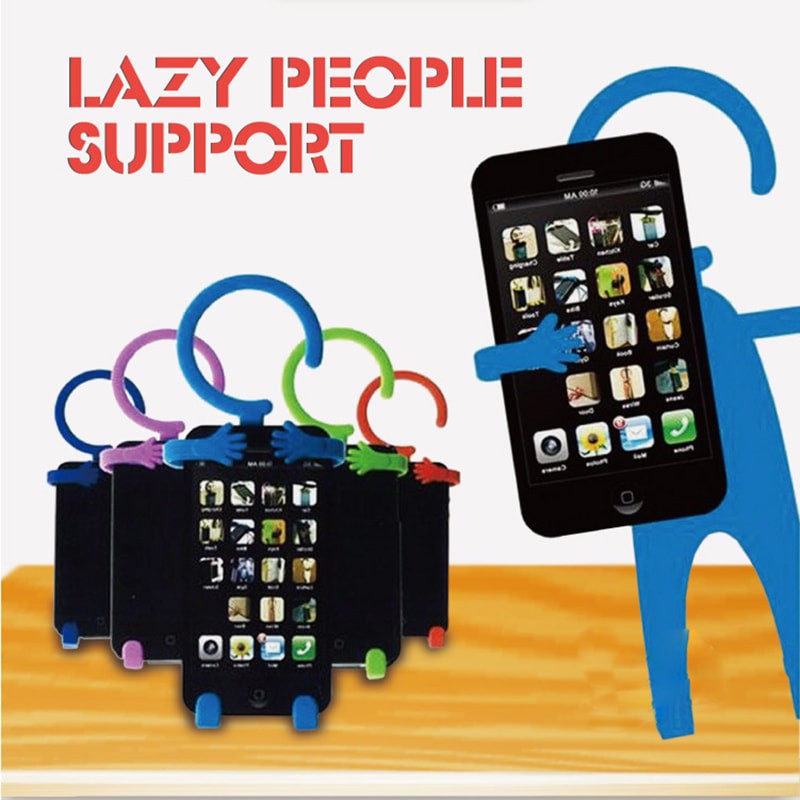 Móc treo giá kẹp điện thoại hình người trên ô tô trong nhà và thư giãn mọi nơi phụ kiện đa năng cho điện thoại