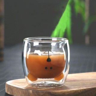 Ly uống nước chịu nhiệt hình gấu dễ thương