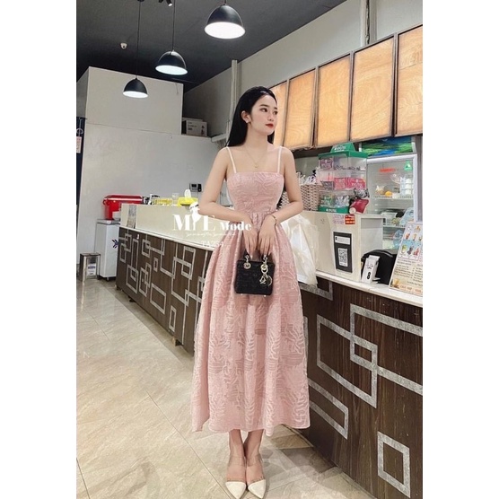 Đầm body thun gân siêu xinh TRIPBLE T DRESS - Free size đến 55kg