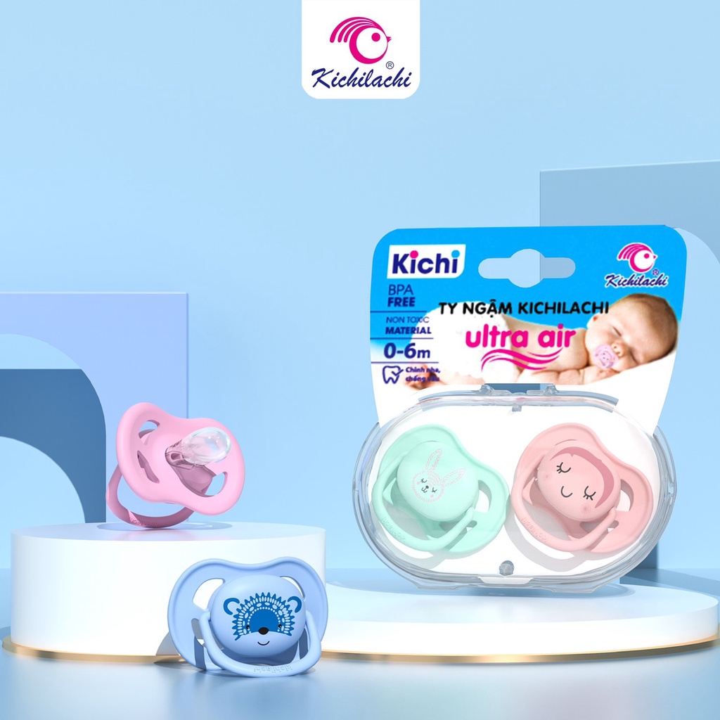 Ty ngậm kichilachi ultra air siêu mềm cho bé
