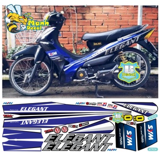 Ten rời xe elegant 50 2016 sọc caro xanh đen