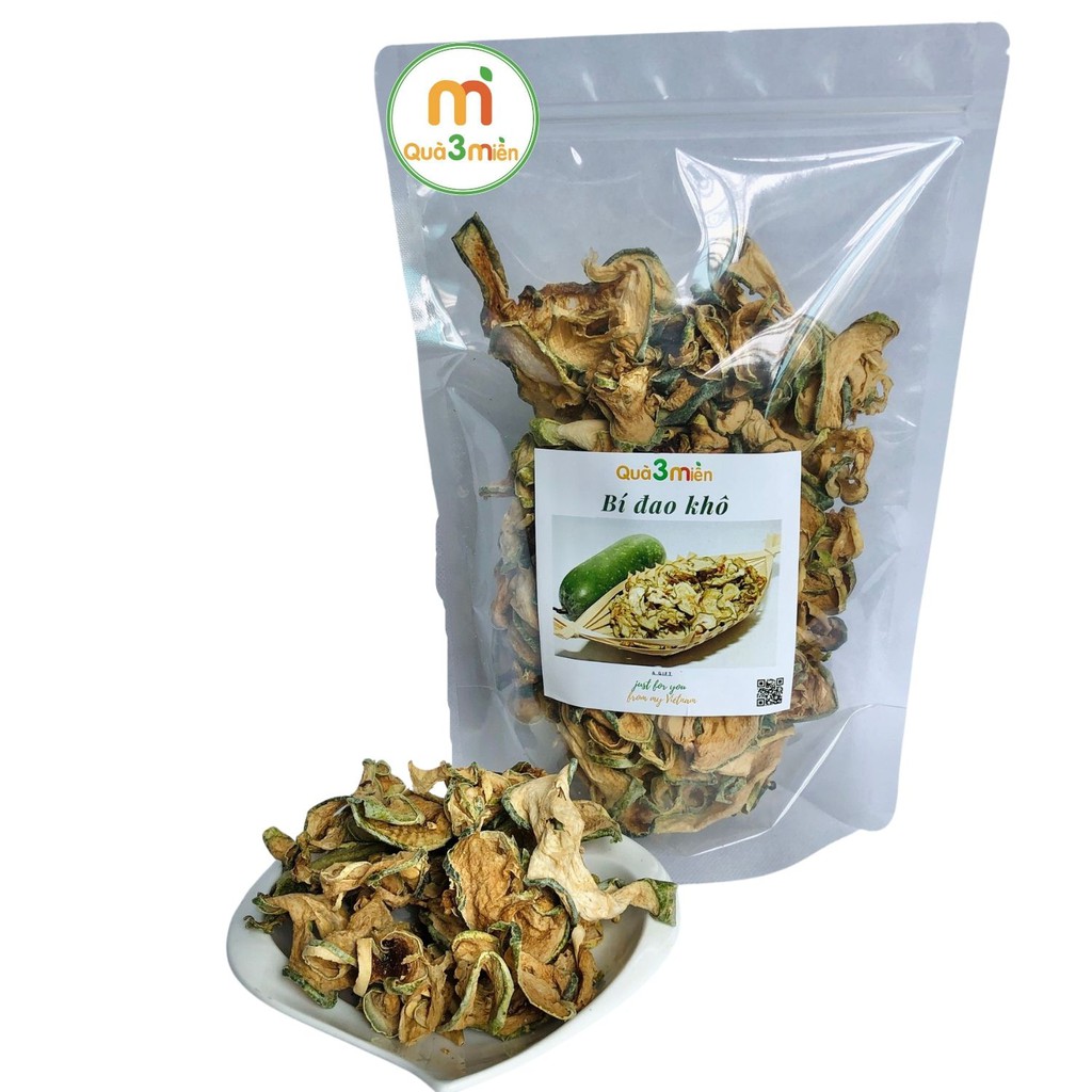 Bí đao khô 500g -Thanh nhiệt giải độc, hỗ trợ hiệu quả cho người cao huyết áp, giảm béo, đẹp da - Thương hiệu Quà 3 Miền