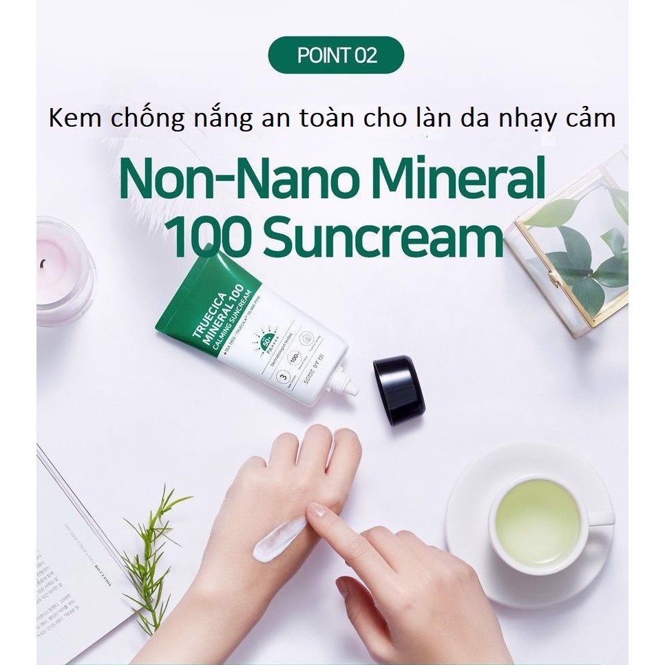 Kem chống nắng Some By Mi Trucica Mineral 100 Calming Suncream SPF50+/PA+++ 50ml