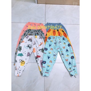 Quần dài cotton Size từ 6-20kg vải cotton mềm quần bo gấu