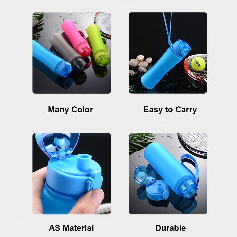 PISTA Bình Đựng Nước 500ML Không Chứa BPA Chống Rò Rỉ Có Dây Đeo Tiện Dụng Cho Bé