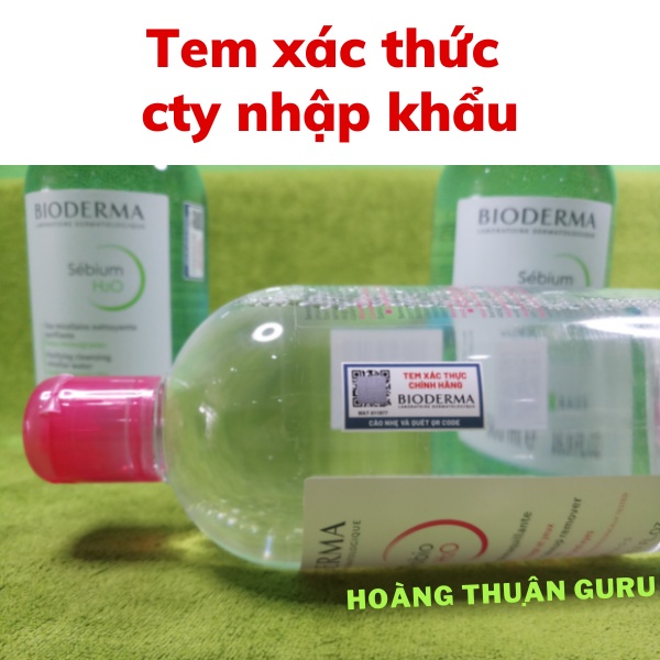 Nước tẩy trang Bioderma 500ml công nghệ Micellar Bioderma Sensibio dành cho mọi loại da