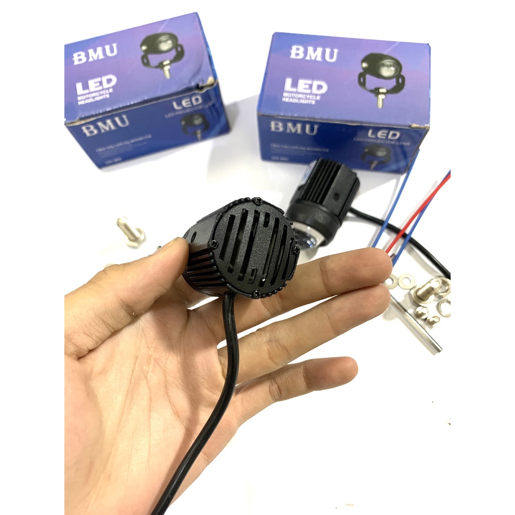 Đèn trợ sáng bi cầu mini 2 chế độ BMU Hót 2022 Siêu Sáng