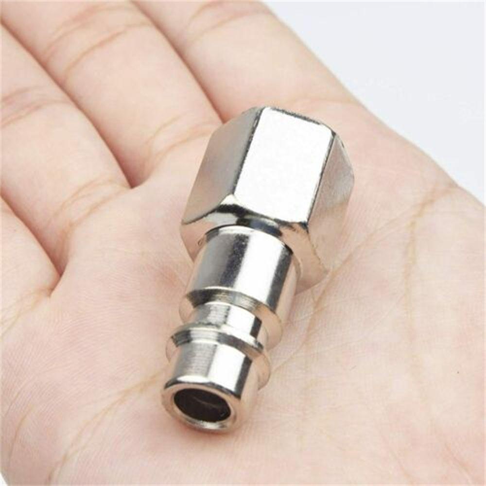 Set 10 Đầu Nối Ống Khí Nén Thả Nhanh Mạ Niken