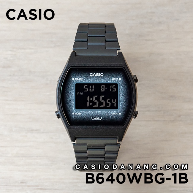 Đồng hồ nữ dây kim loại Casio chính hãng Anh Khuê B640WBG-1BDF (35mm)
