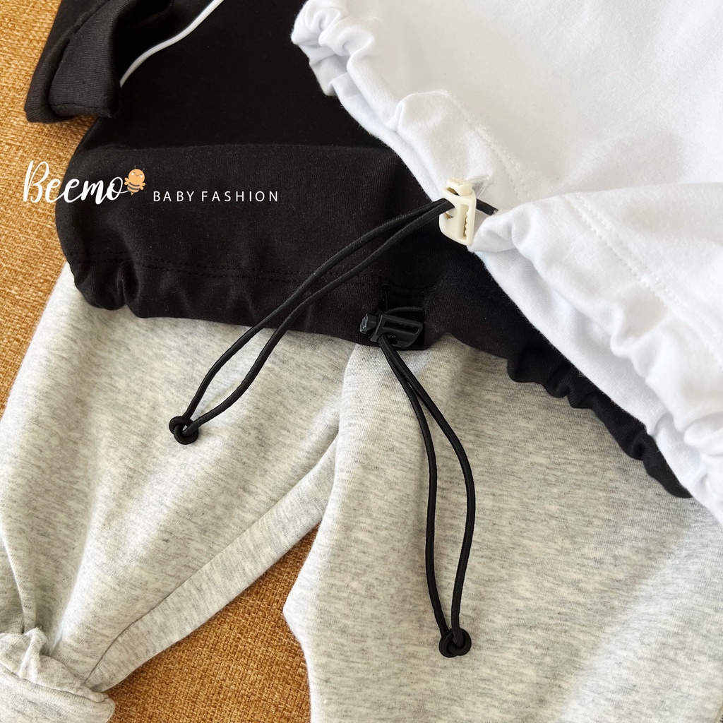 Set bộ bé trai thu đông Beemo bộ quần áo bé trai dài tay thời trang Hàn Quốc - STB STB34 STB35