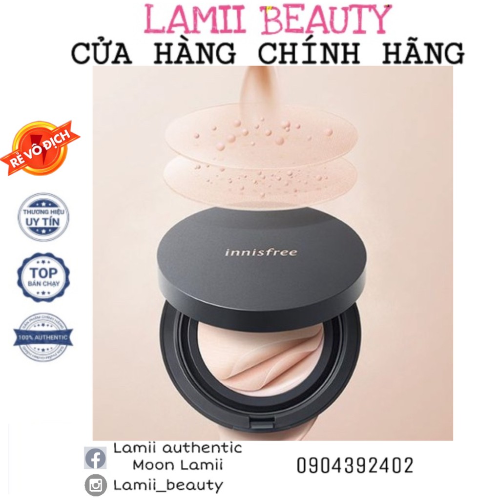 Phấn nước Innisfree Light Fit Cushion SPF33 PA++