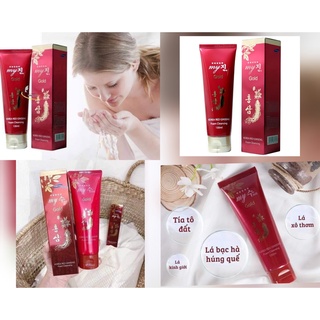Sữa rửa mặt hồng sâm đỏ my gold 130ml