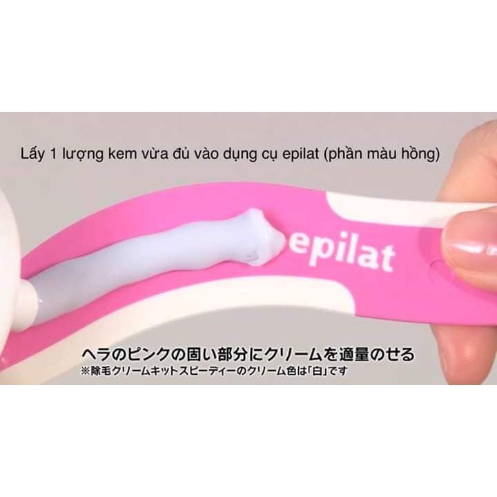 KEM TẨY LÔNG EPILAT KRACIE MÀU TÍM 150G