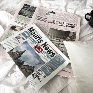 Giấy Báo Tiếng Anh Cổ Điển Làm Đạo Cụ Chụp Ảnh ins Trang Trí Thức Ăn ins Kiểu retro Tiếng Anh Và Tạp Chí net Celebrines