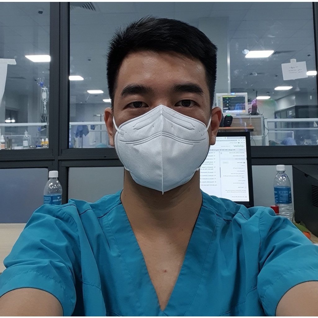Hộp 20 chiếc khẩu trang 3M KN95 kháng khuẩn 9513
