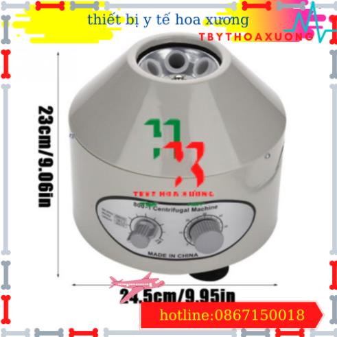 Máy Li Tâm 6 Ống 800-1 Hẹn Giờ -  Máy Tách Huyết Tương PRP , Spa