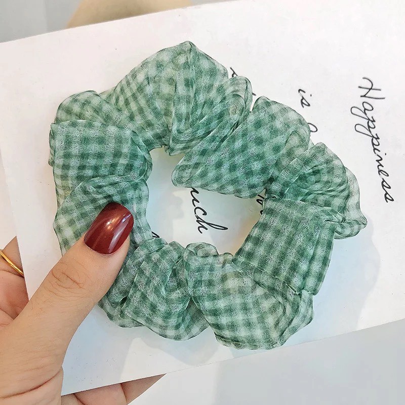 Dây buộc tóc scrunchies đẹp đeo tay hàn quốc hot trend SC05