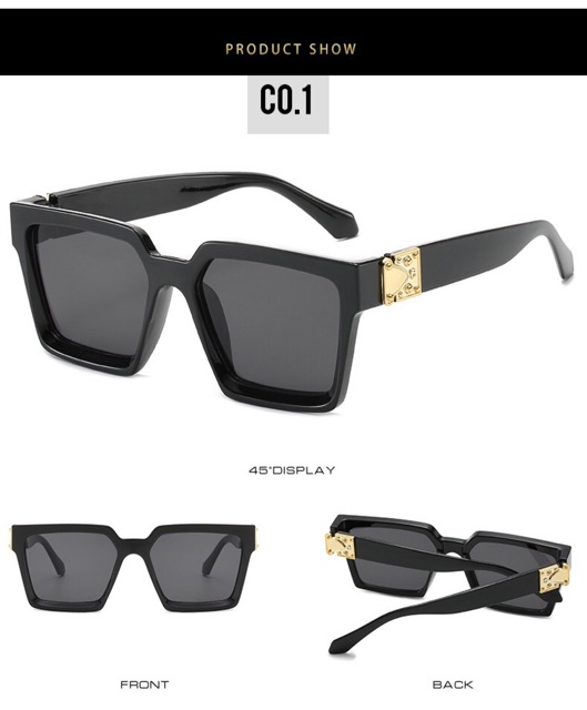 MẮT KÍNH THỜI TRANG HAZO 421 FORM VUÔNG BẢNG VÀNG SANG CHẢNH SIÊU HOT | BigBuy360 - bigbuy360.vn