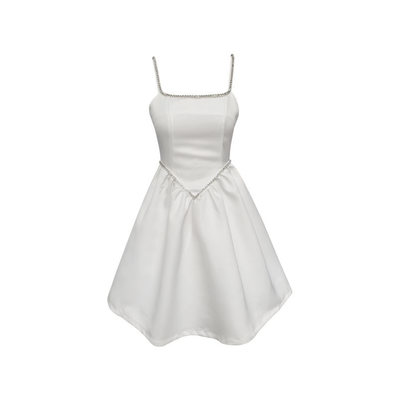 Đầm Xòe Hai Dây Phong Cách Cổ Điển Thanh Lịch Dành Cho Nữ | BigBuy360 - bigbuy360.vn