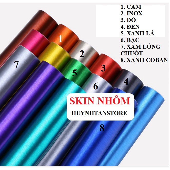 Skin Logo Bat&amp;Super nhôm xướt nhiều màu cực đẹp