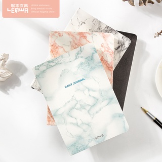 Sổ kế hoạch học tập chi tiêu B6 224 trang màu đá cẩm thạch lịch lãm sang trọng phù hợp ghi chép và DIY Bullet Journal